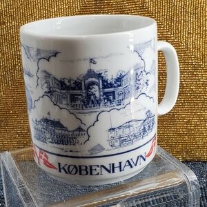 Kobenhavn Little Mermaid Coffee Mug Made In Denmark BYGDO (C8)